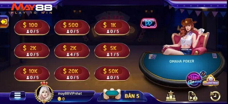 luật chơi poker omaha